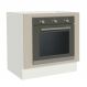 Balcão para Forno de Embutir 80 x 60 cm Sem Tampo Branco/Crema Agata Madesa