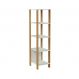 Estante para Escritório Lanes 100% MDF Off White e Freijó