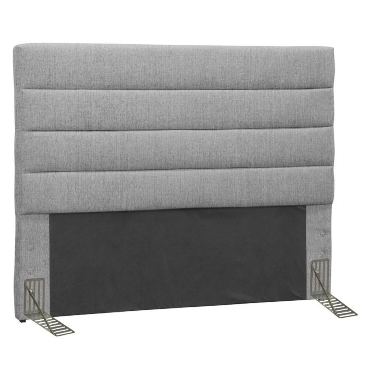 Cabeceira Casal 140cm Greta Linho Cinza - D'Monegatto