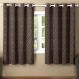 Cortina de Quarto 2,00 m x 1,60 m Jacquard Tabaco City Casaborda