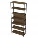 Estante Livreiro Multiuso Steel Quadra 27809 6 Prateleiras Vermont/Preto - Artesano