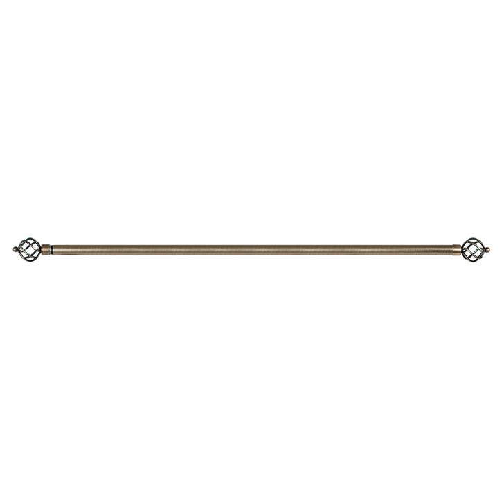 Varão Extensível para Cortina Coroa 300 cm Ouro Velho