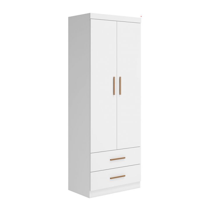 Guarda-Roupa Infantil Chiara 2 Portas 2 Gavetas Branco