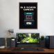 Quadro Arcade Old School Gamer 86x60 Caixa Marrom