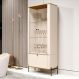 Cristaleira 2 Portas Baton Rouge Off White Nature Preto