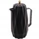 Garrafa Térmica Lyor Vintage 1L Preta Bule Café Chá Água Plá