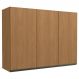 Armario Aereo 3 Portas 120 cm MDP Maxxi G766 Canela Kappesberg