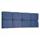 Cabeceira Painel King 1,95m Nina Suede Azul Marinho - Pallazio