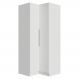 Guarda-Roupa Modulado de Canto 2 Portas Branco Neo Madesa