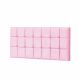 Painel Estofada Espanha 160CM Queen Strass Suede Rosa - D A DECOR