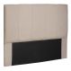 Cabeceira King Ravenna Suede Bege