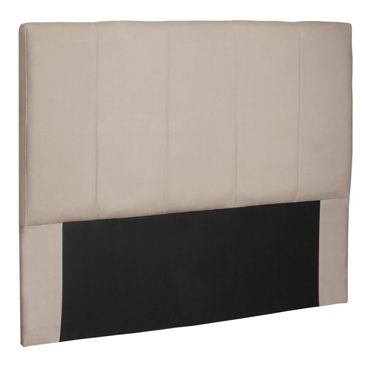Cabeceira King Ravenna Suede Bege