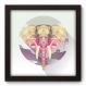 Quadro Decorativo - Elefante - 22cm x 22cm - 030qnsap