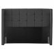Cabeceira Cama Box Casal Gioconda 140cm Com Frame Veludo Cinza - Desk Design