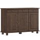 Balcao Madeira Maciça 3 Portas 3 Gavetas 129 cm 8927 Cafe Milani Store