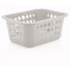 Caixa Organizadora Branca 18,5 X 14,5 X 8 Cm Com Alças