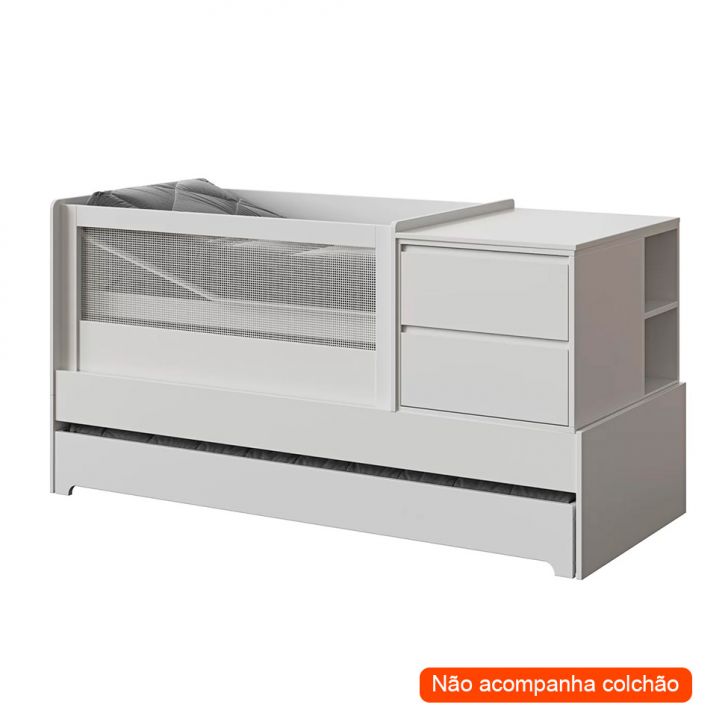 Image of Berço Multifuncional Sol E Mar Branco PLA-DI701BE46CSZMOB