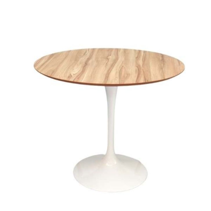 Mesa de Jantar Tulipa Saarinen Redonda 150 cm - Nogueira