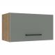 Armário de Cozinha Aéreo 60 cm 1 Porta Basculante Rustic/Cinza Agata Madesa
