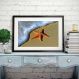 Quadro Estrela do Mar na Praia - 60x48cm