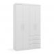 Guarda-Roupa Solteiro Advantage 4 PT 3 GV Branco