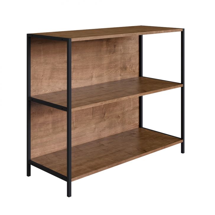 Estante Steel Quadra Vermont e Preta 90 cm