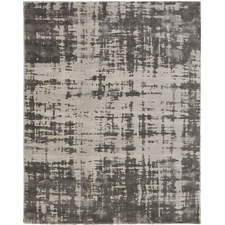 Tapete Rimma Street Retangular Veludo (200x250) Cinza