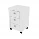 Gaveteiro para Escritório Home Office ME4108 MDP Branco G69 - Gran Belo