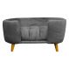 Cama Pet Poltrona Hannah Luxo Suede Cinza - SSX Multicoisas