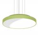 Lustre Pendente Redondo 7652 3 Lâmpadas E27 Verde