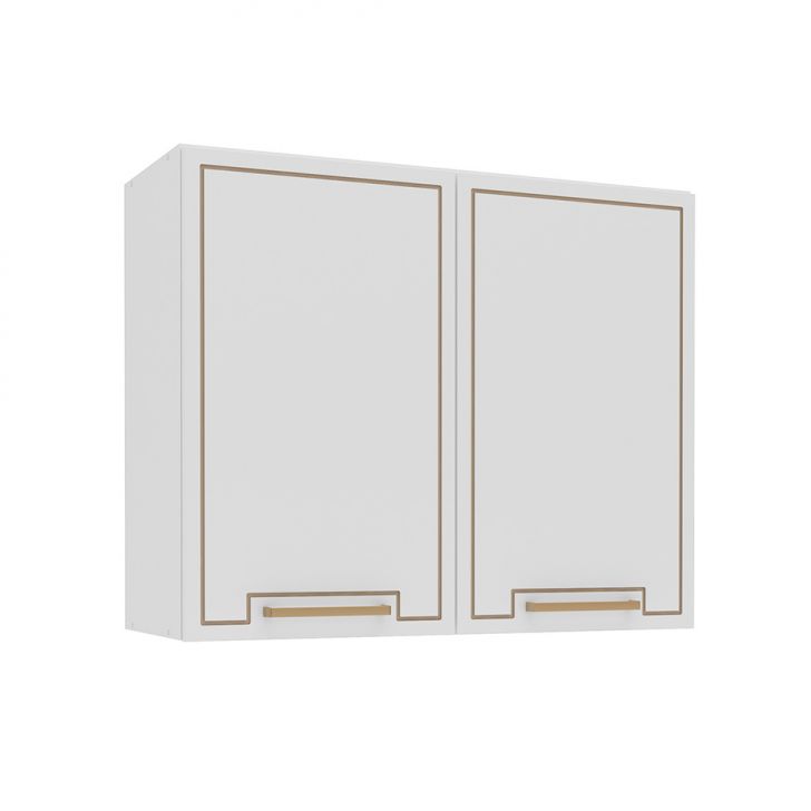 Armário Aéreo Amara 2 Portas Branco