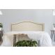 Cabeceira Queen Para Cama Box Curva 160x60 Courino Off White - Fumê