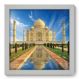 Quadro Decorativo - Taj Mahal - 22cm x 22cm - 001qnmab