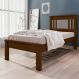 Cama de Solteiro Flex com Pés Macaé Malbec Off White