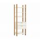 Guarda-Roupa Closet Verena 2 Gavetas Off White e Freijó 74 cm