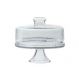Boleira Com Tampa e Pedestal, Prato Para Bolo De Vidro - Colonial