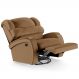 Poltrona do Papai Reclinável Kalie Glider Giratória USB FH9 PU Caramelo - Mpozenato