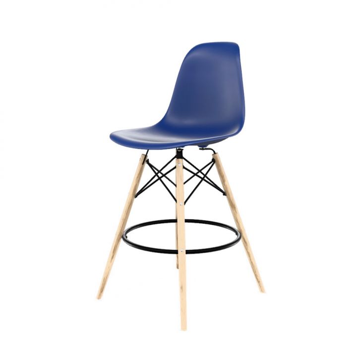 Banqueta Eames DSW Azul