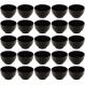 25 Cumbucas Bolws Cerâmica para Restaurantes 680ml Preto Lyor Tigelas Shimeji Açaí