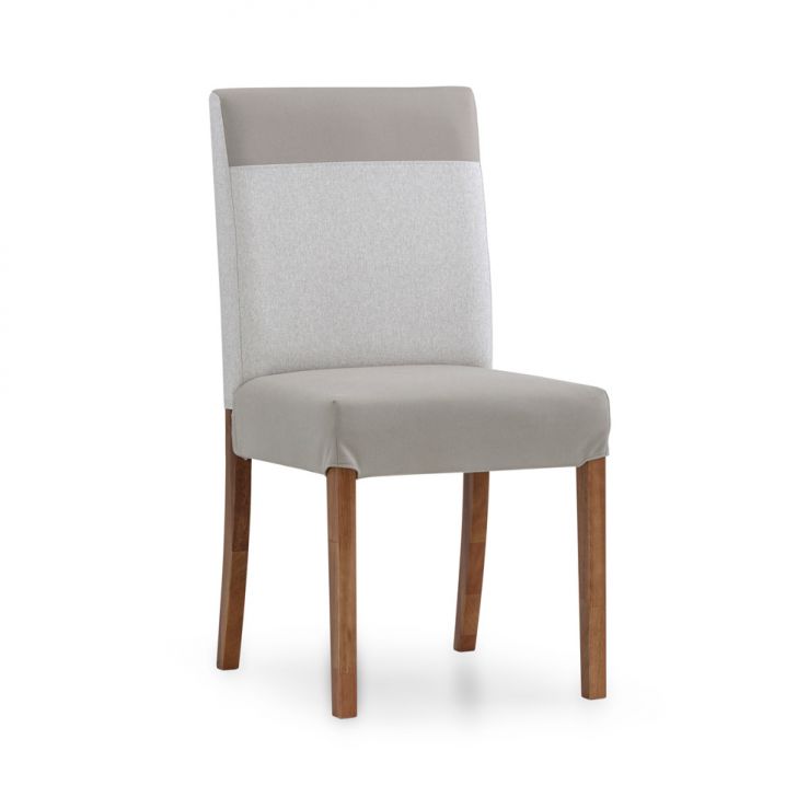 Cadeira Skyler Poliéster Bege e Cru