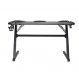 Mesa Gamer LED Pelegrin PEL-004P Preta Metal e MDF