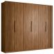 Guarda Roupa Casal 6 PT 6 GAV D66210K Nogueira Touch Demartez