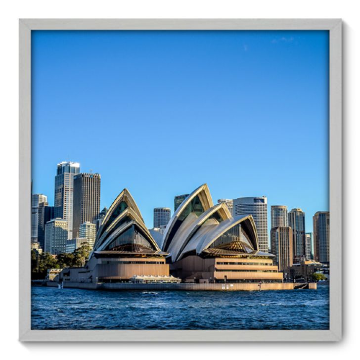 Quadro Decorativo - Sydney - 70cm x 70cm - 059qnmdb