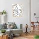 Quadro Mulheres Line Faces 100x70 Caixa Marfim