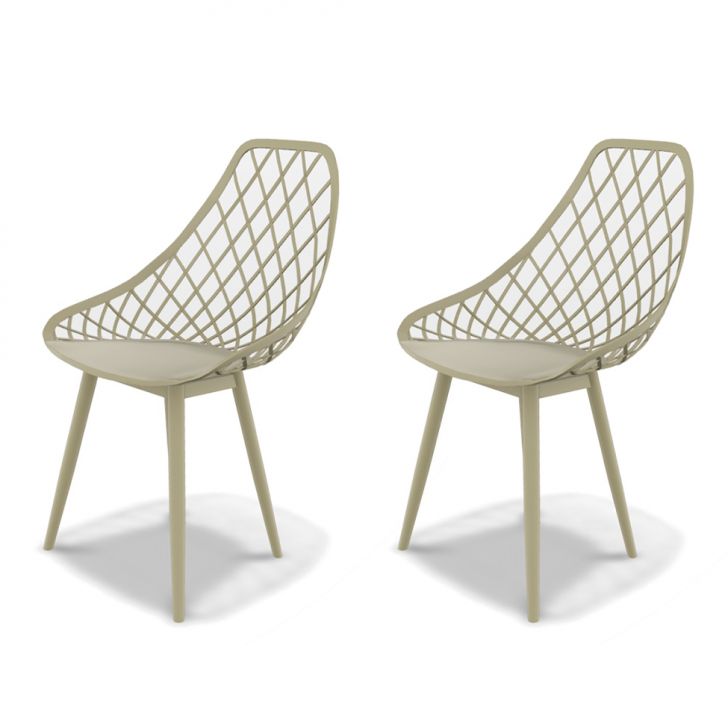 Conjunto com 2 Cadeiras Kaila Garden Fendi