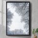 Quadro Decorativo Arvores Neve Vistas Por Baixo-24x34Cm