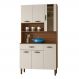 Armário de Cozinha com 6 Portas Roma Nogueria Off White