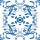 Adesivo De Azulejo Haus For Fun Português Floral Arabesco 15X15