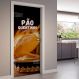 Adesivo de Porta Pão Quentinho-93X210Cm