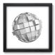 Quadro Decorativo - Esfera - 33cm x 33cm - 027qnabp